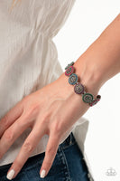Bohemian Flowerbed - Multi Paparazzi Bracelet