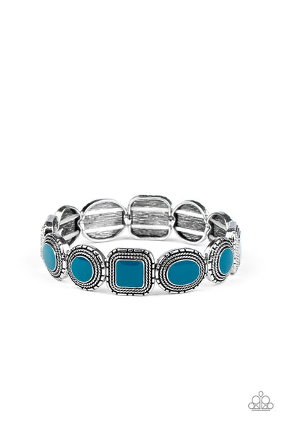 Vividly Vintage - Blue Paparazzi Bracelet