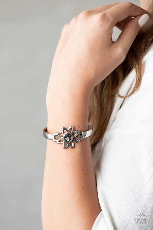Sahara Garden - Black Paparazzi Cuff Bracelet