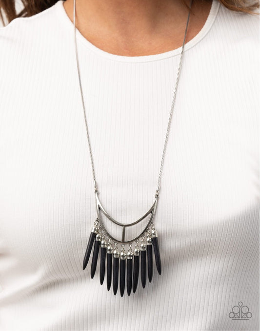Stone Age A-Lister - Black Paparazzi Necklace