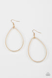 Just ENCASE You Missed It - Gold Paparazzi Hoop Earrings