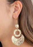 Shimmer Suite - Gold Paparazzi Earrings