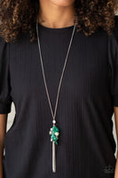 Party Girl Glow - Green Paparazzi Necklace