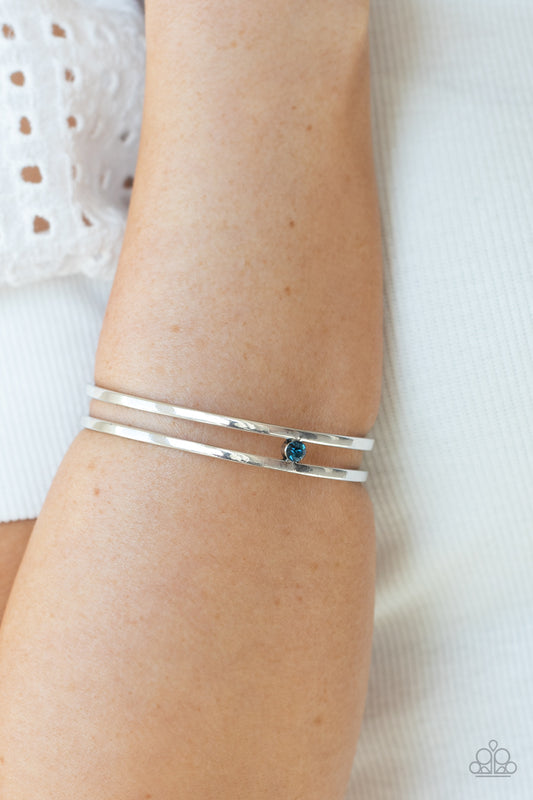Solo Artist - Blue Paparazzi Cuff Bracelet