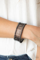 Rustic Rebellion - Black Paparazzi Bracelet