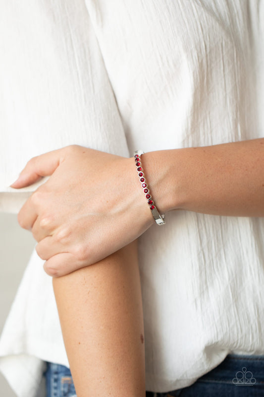 Stellar Beam - Red Paparazzi Bracelet