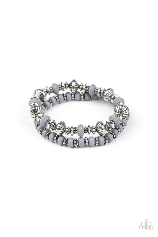 Cactus Quest Silver Paparazzi Bracelet
