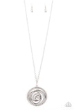 Subliminal Sparkle - White Paparazzi Necklace