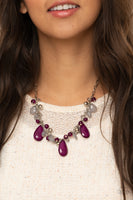 Seaside Solstice - Purple Paparazzi Necklace