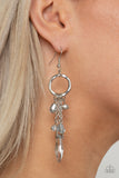 Glammed Up Goddess - Silver Paparazzi Earrings