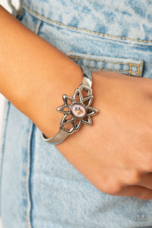 Sahara Garden - Pink Paparazzi Cuff Bracelet