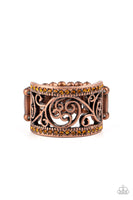 Regal Reflections - Copper Paparazzi Ring