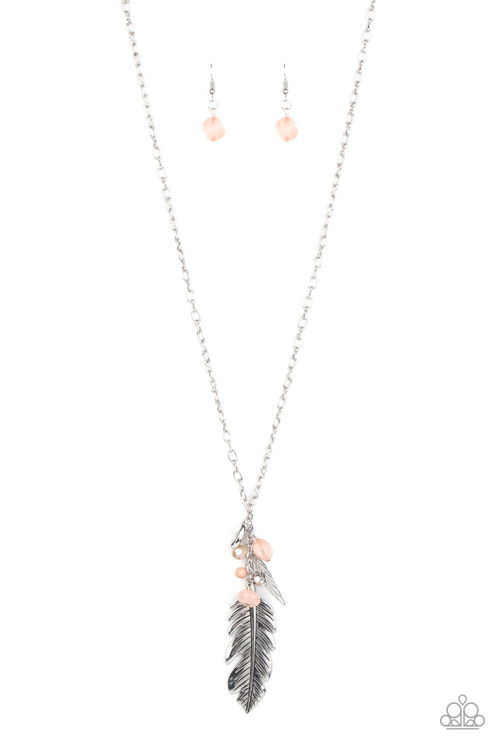 Feather Flair Pink Paparazzi Necklace