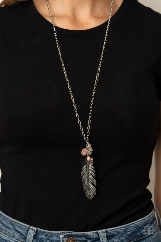 Feather Flair Pink Paparazzi Necklace