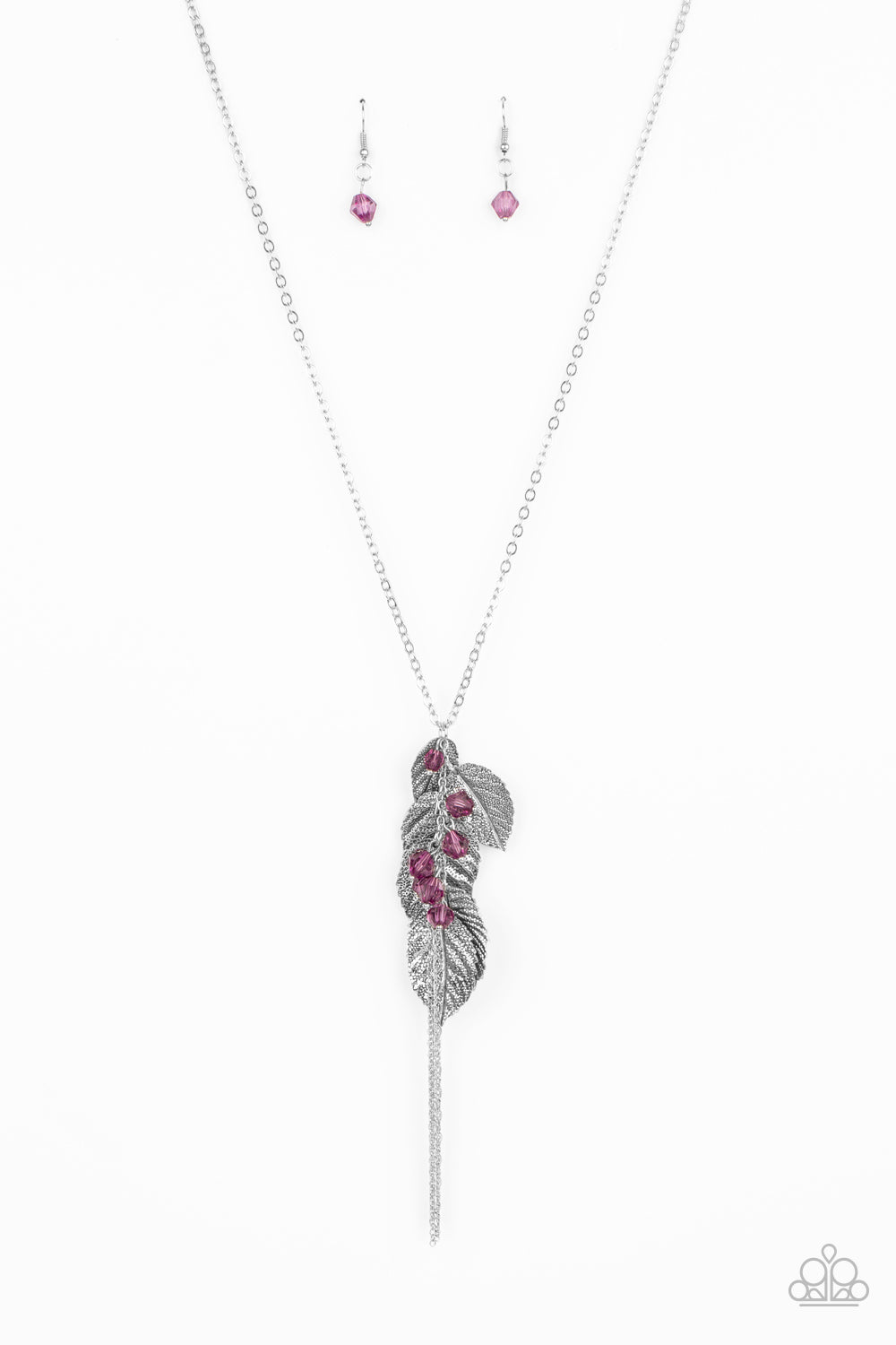 I Be-LEAF - Purple Paparazzi Necklace