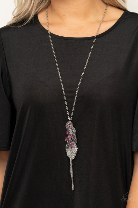 I Be-LEAF - Purple Paparazzi Necklace