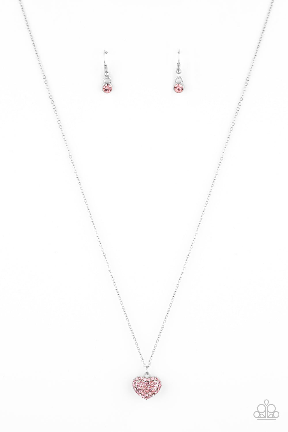 Heart-Warming Glow - Pink Paparazzi Necklace