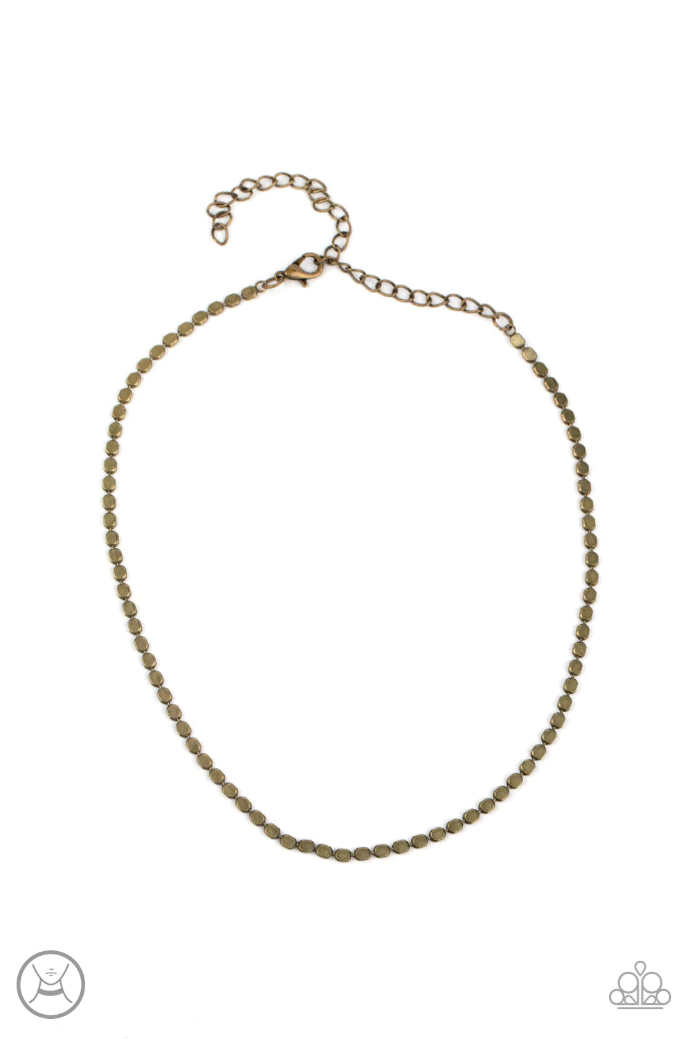 When in CHROME Brass Paparazzi Choker