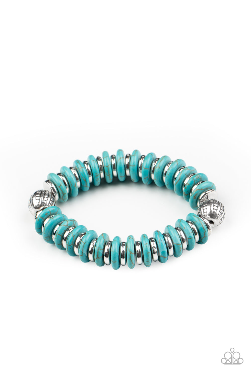 Eco Experience Blue Paparazzi Bracelet