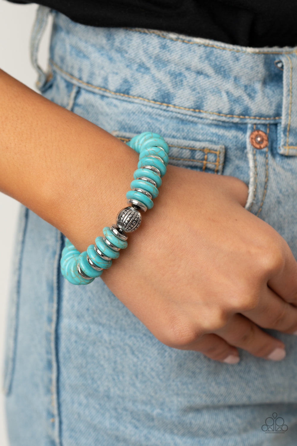Eco Experience Blue Paparazzi Bracelet