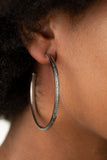 Sultry Shimmer - Black Paparazzi Earrings