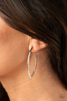 Point-Blank Beautiful - Silver Paparazzi Earrings