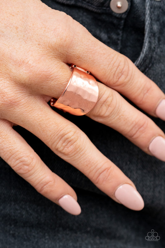 Check Your Reflection - Copper Paparazzi Ring