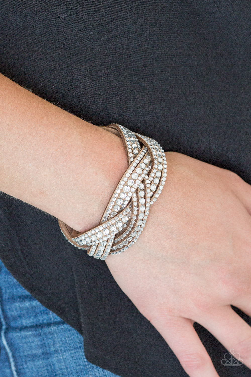 Bring On The Bling - Brown Paparazzi Urban Bracelet