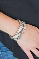 Bring On The Bling - Brown Paparazzi Urban Bracelet