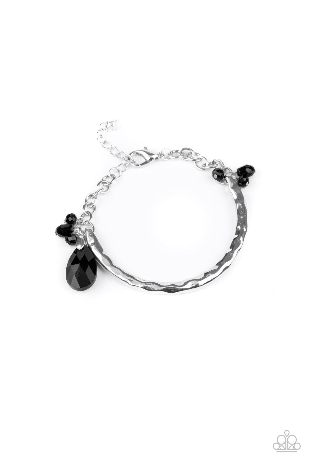 Let Yourself GLOW - Black Paparazzi Bracelet
