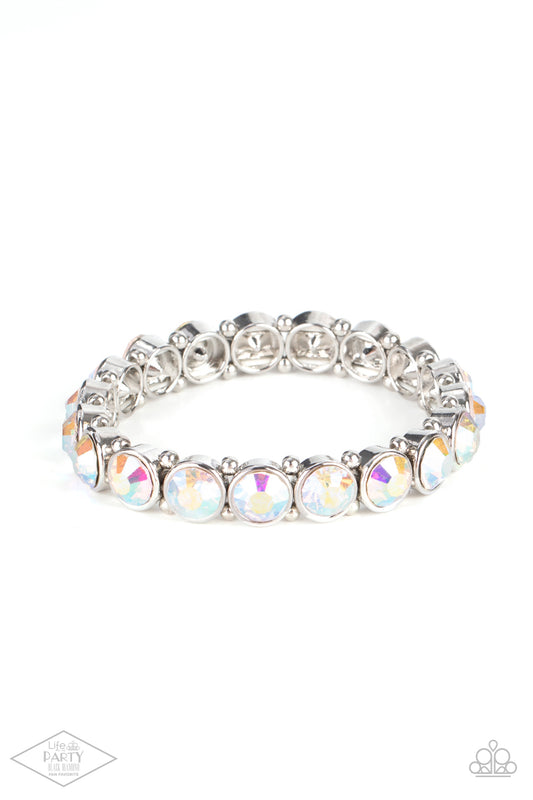 Sugar-Coated Sparkle - Multi Paparazzi Life of the Party Bracelet