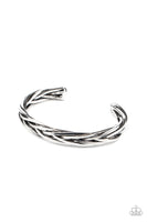 Rustic Reveler - Silver Paparazzi Cuff Bracelet