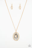 Paparazzi Classic Convergence - Gold Short Necklace