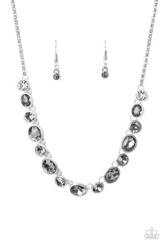 Girls Gotta Glow Silver Paparazzi Necklace