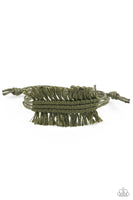 Make Yourself at HOMESPUN - Green Paparazzi Bracelet