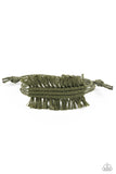 Make Yourself at HOMESPUN - Green Paparazzi Bracelet
