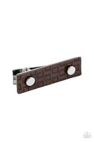Pleasantly Patterned - Brown Paparazzi Hair Clip