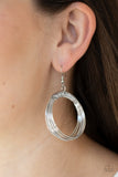 Urban-Spun - Silver Paparazzi Earrings