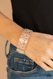 Namaste Gardens - Rose Gold Paparazzi Bracelet