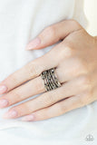 Revved Up Radiance - Silver Paparazzi Ring