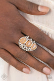 Underrated Shimmer - Orange Paparazzi Ring