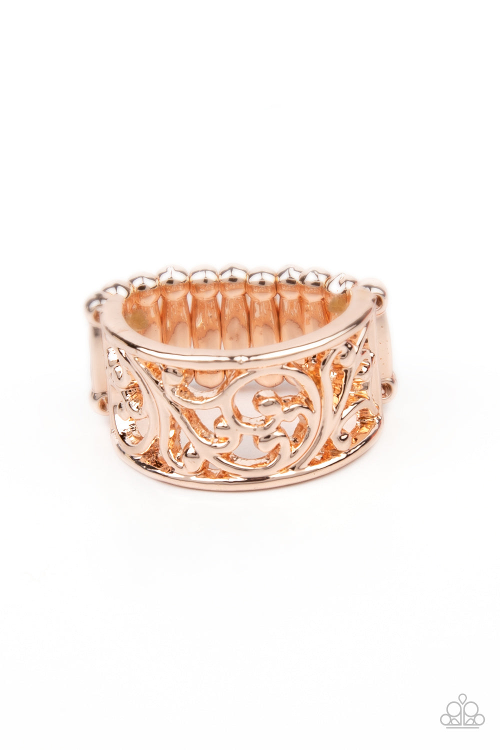 Di-VINE Design - Rose Gold Paparazzi Ring