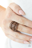 FRILLED To Be Here - Copper Paparazzi Ring
