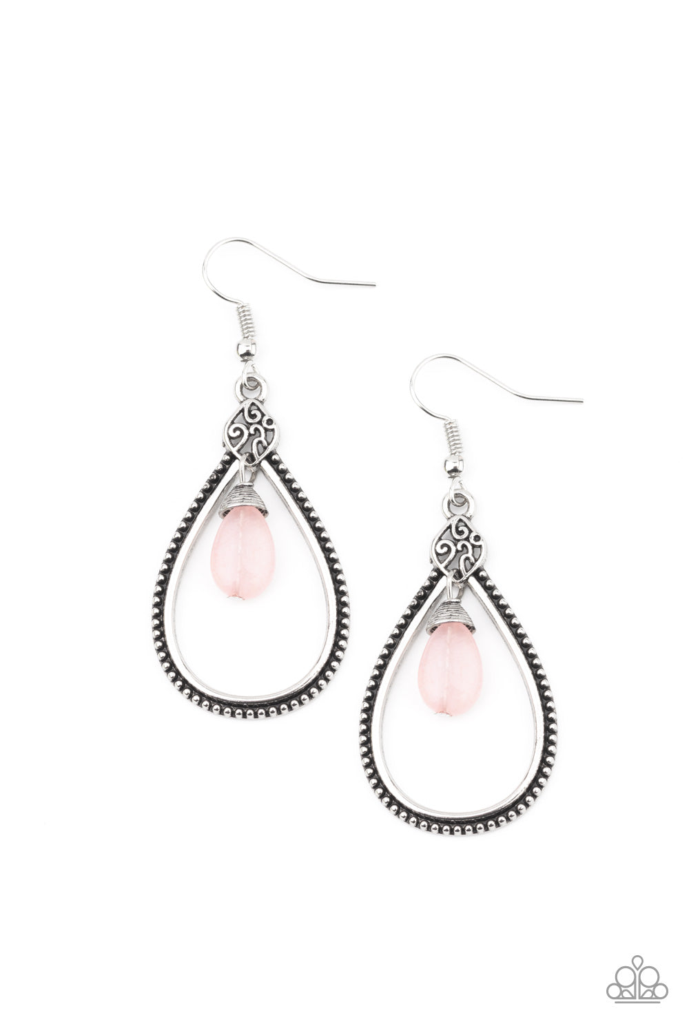Ill Believe It ZEN I See It Pink Paparazzi Earrings