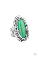 Primal Instincts - Green Paparazzi Ring
