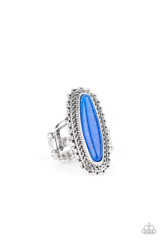 Mystical Mecca - Blue Paparazzi Ring