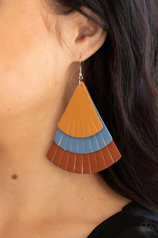 Huge Fanatic Multi Paparazzi Earrings