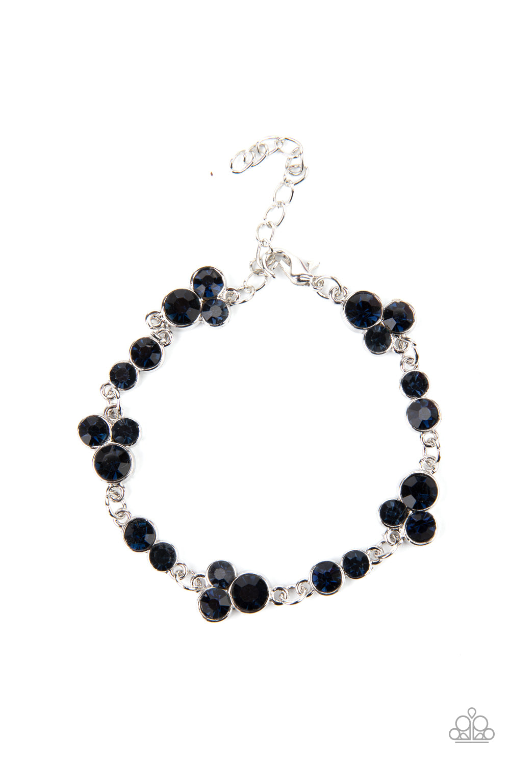 Social GLISTENING - Blue Paparazzi Bracelet