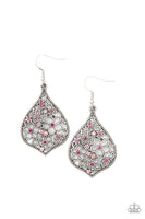 Full Out Florals - Pink Paparazzi Earrings