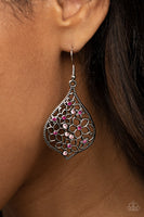 Full Out Florals - Pink Paparazzi Earrings
